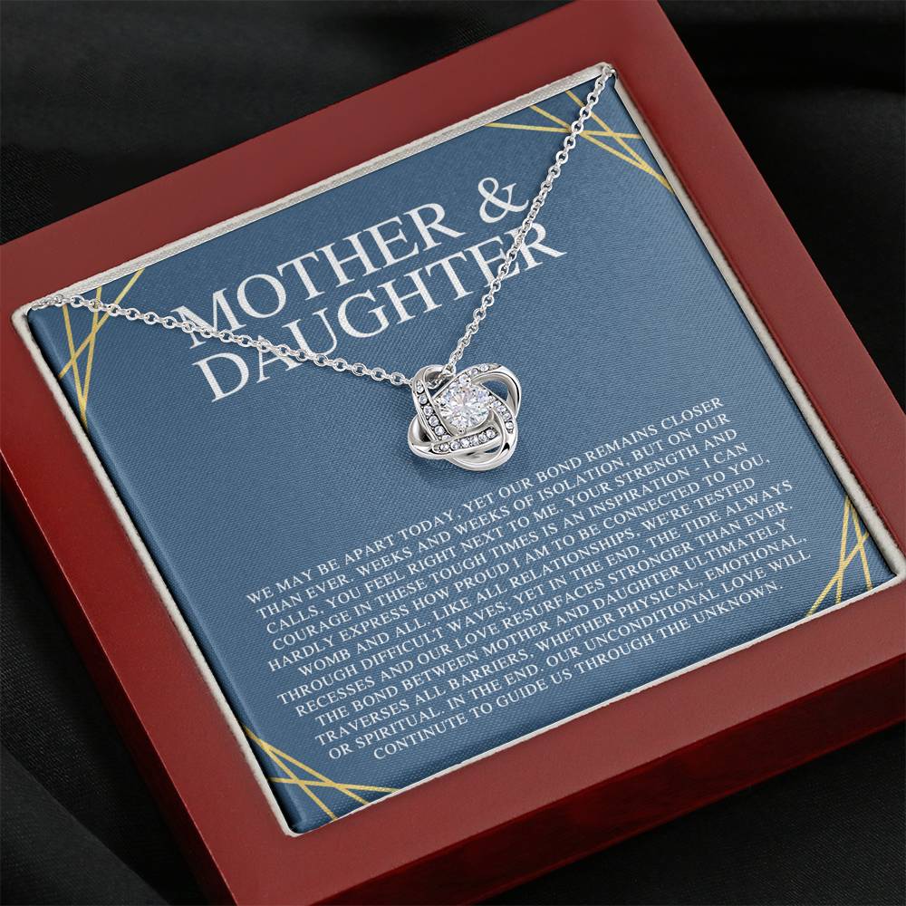 Personalized Mother Daughter Gift Necklace, Customize Name Gift For Her, Daughter Birthday, Graduation, Gift For Daughter From Mom, Jewelry