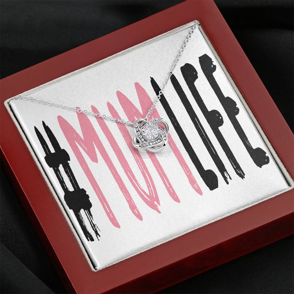 Funny Mom Gift, Initial Necklace for Mom, Mothers Day Personalized, Mom and Daughter Necklace, Stepmom Birthday Gift, Mothers Day Gift Box, Mom Gift