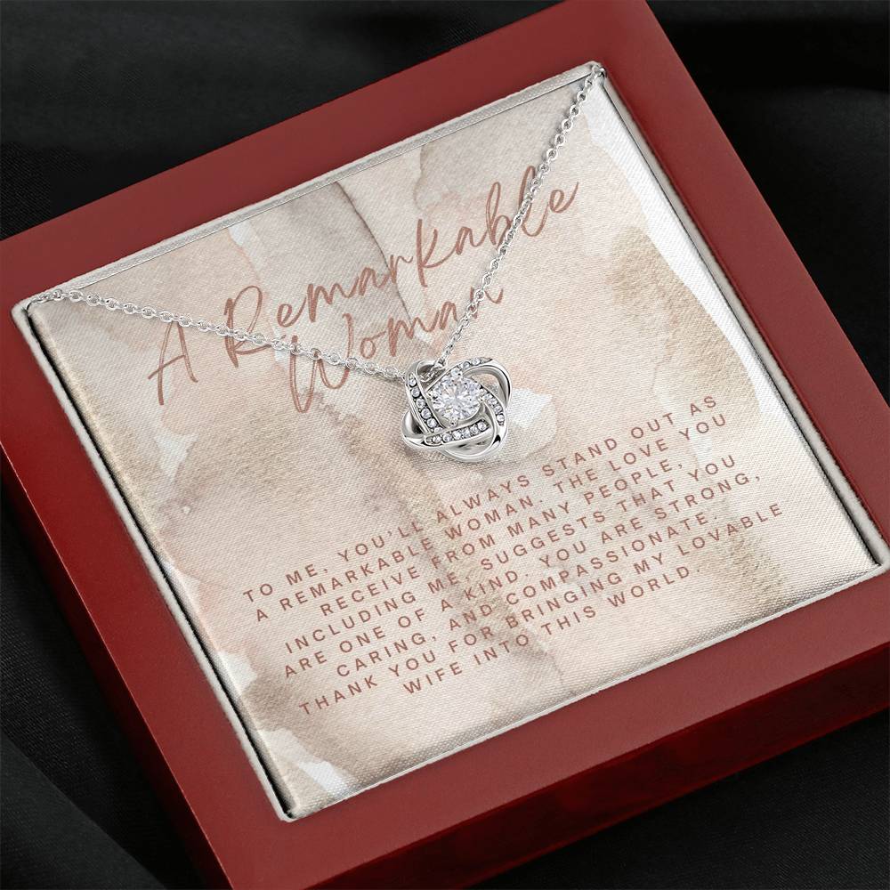 Best Gift for Mother-in-Law, Gift Necklace for Mother-In-Love, Special Card for Mother-In-Law, Gift from Son-In-Law