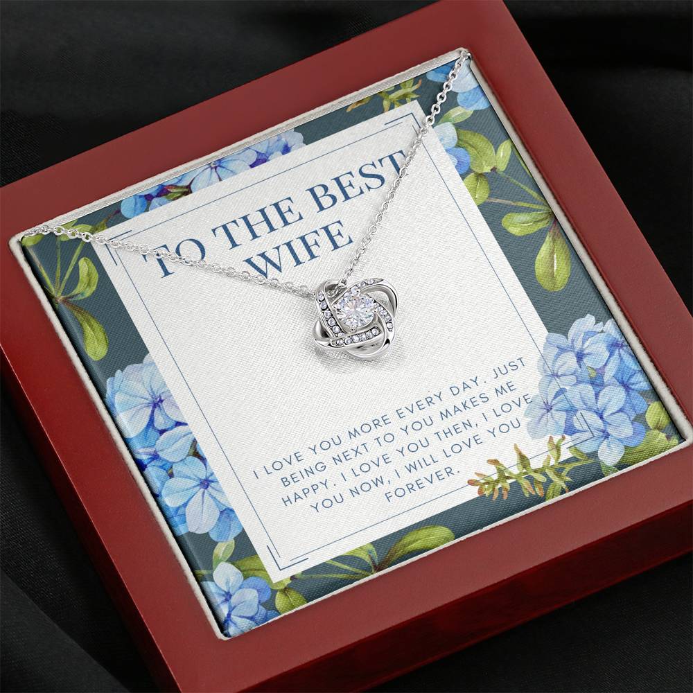 Gift To My Wife Forever Love Knot Pendent Gift On Valentine's Day Birthday Anniversary Gift From Husband