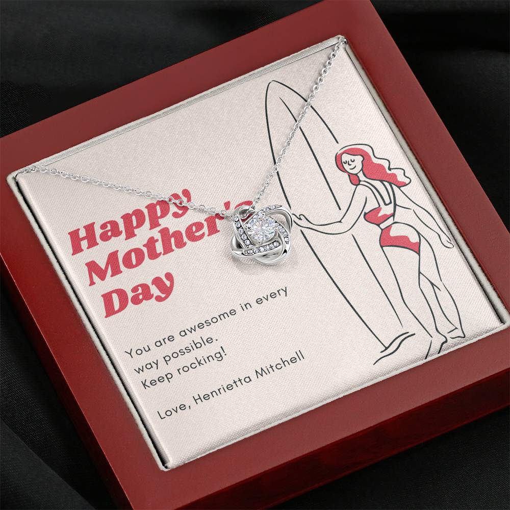 To My Mother Mom Best Mommy Bestfriend Mother In Law Stepmom For Mothers Day Birthday From Son Daughter Stepson Stepdaughter Necklace Gift
