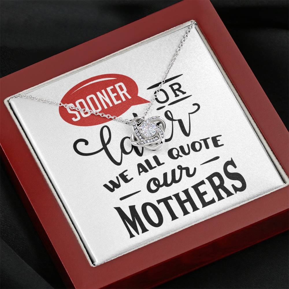 Birthday Gift for Step Mom to Say Thank you, Mom Birthday Card, Mothers Day Gift Box, Custom Stepmom Necklace, Personalized Jewelry, Mom and Daughter Necklace, Mothers Day Gift From Son,