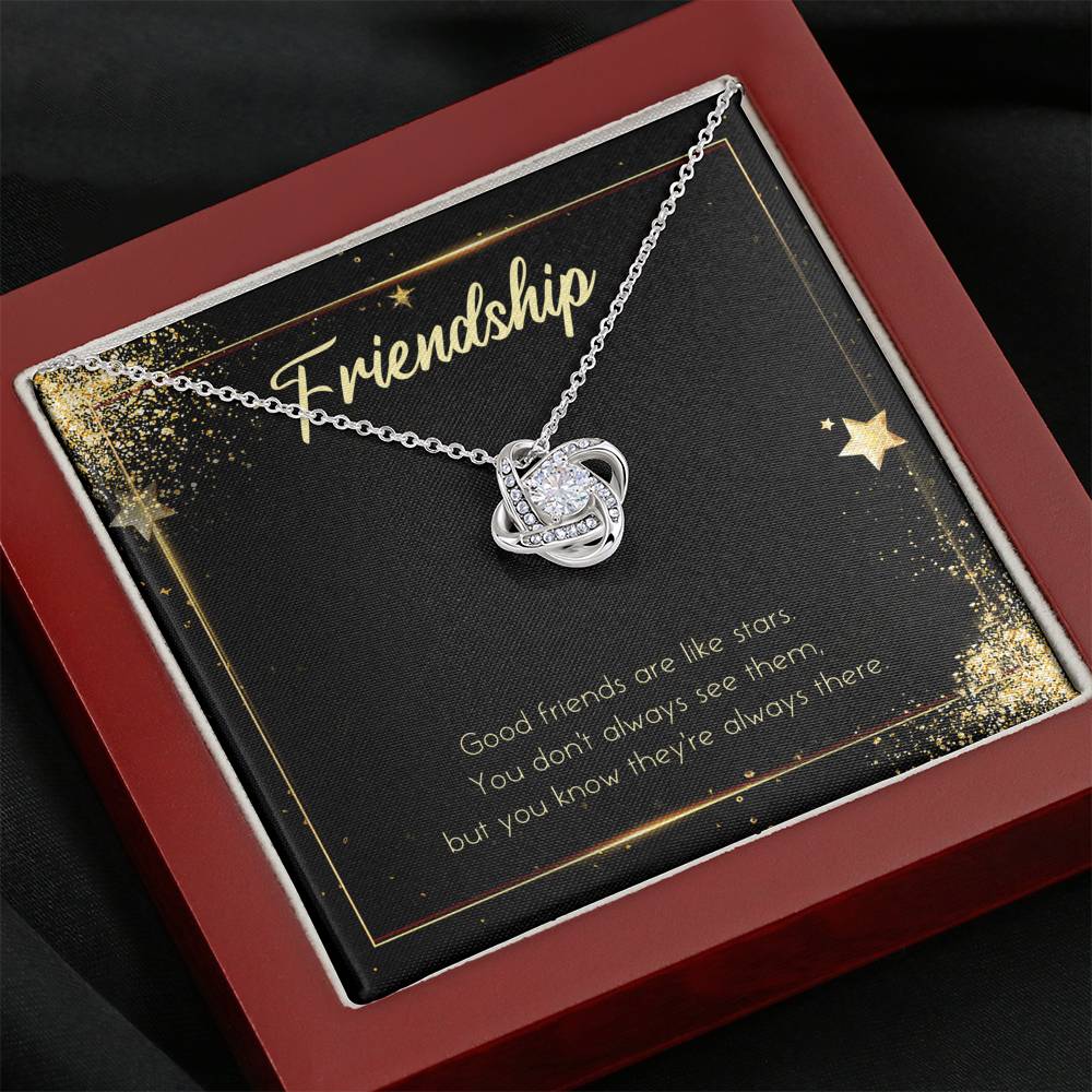 Necklace Gift To My Best Friend Love Knot Friendship Spiritual Pendent On Her Wedding