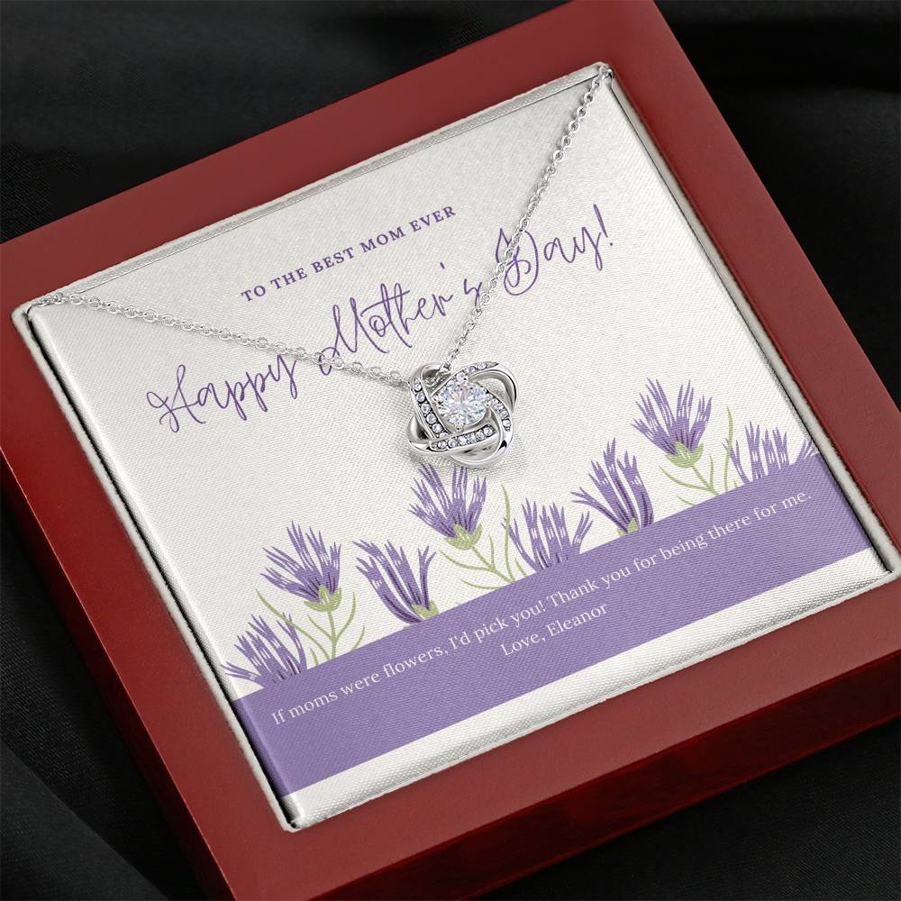 Mother's Day Necklace Gift For Women To My Mom Mother In Law Step Mom Grandma For Great Job Thank You Gift With The Message Card