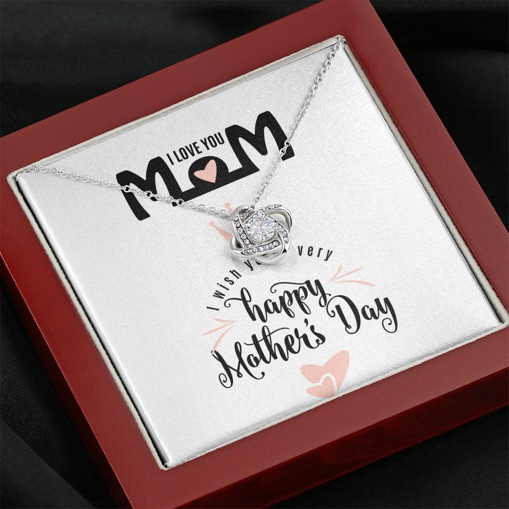 Birthday Presents For Mom, New Mom Gift, Necklace for Mom, To My Mom on my wedding day, Birthday Presents For Mom, To My Mom Card Mom Necklace with Kids Initials,