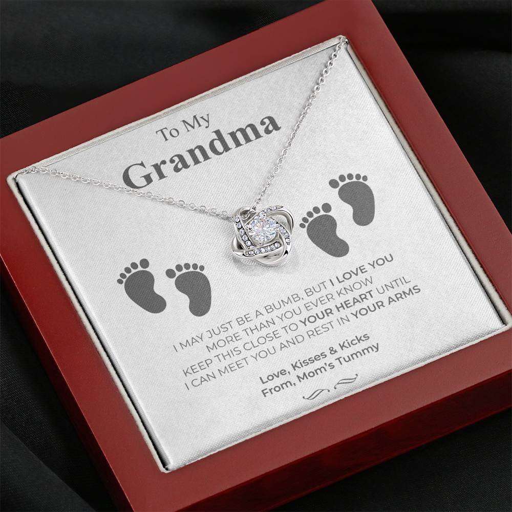 Personalized Necklace To My Granny On Birthday Mother's Day Pendent Gift For Women Love Pendent Gift To My Grand Mother With The Message Card