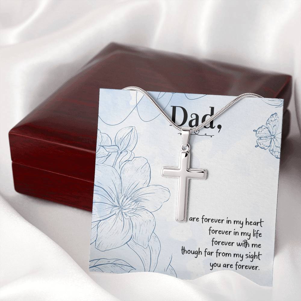 Christian Fathers Day Gifts | Christian Men Cross Necklace Gifts | Gifts for Dad