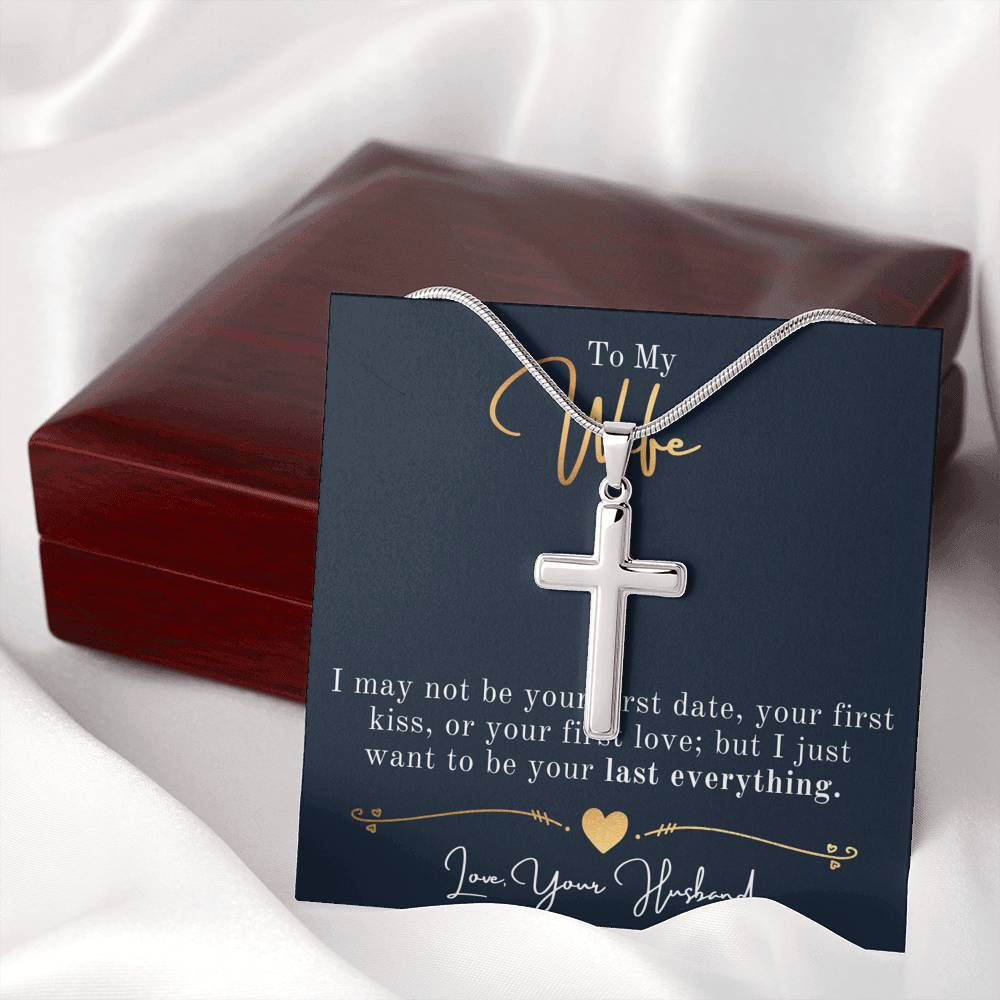 Faith cross Necklace, Faith, Wife Necklace