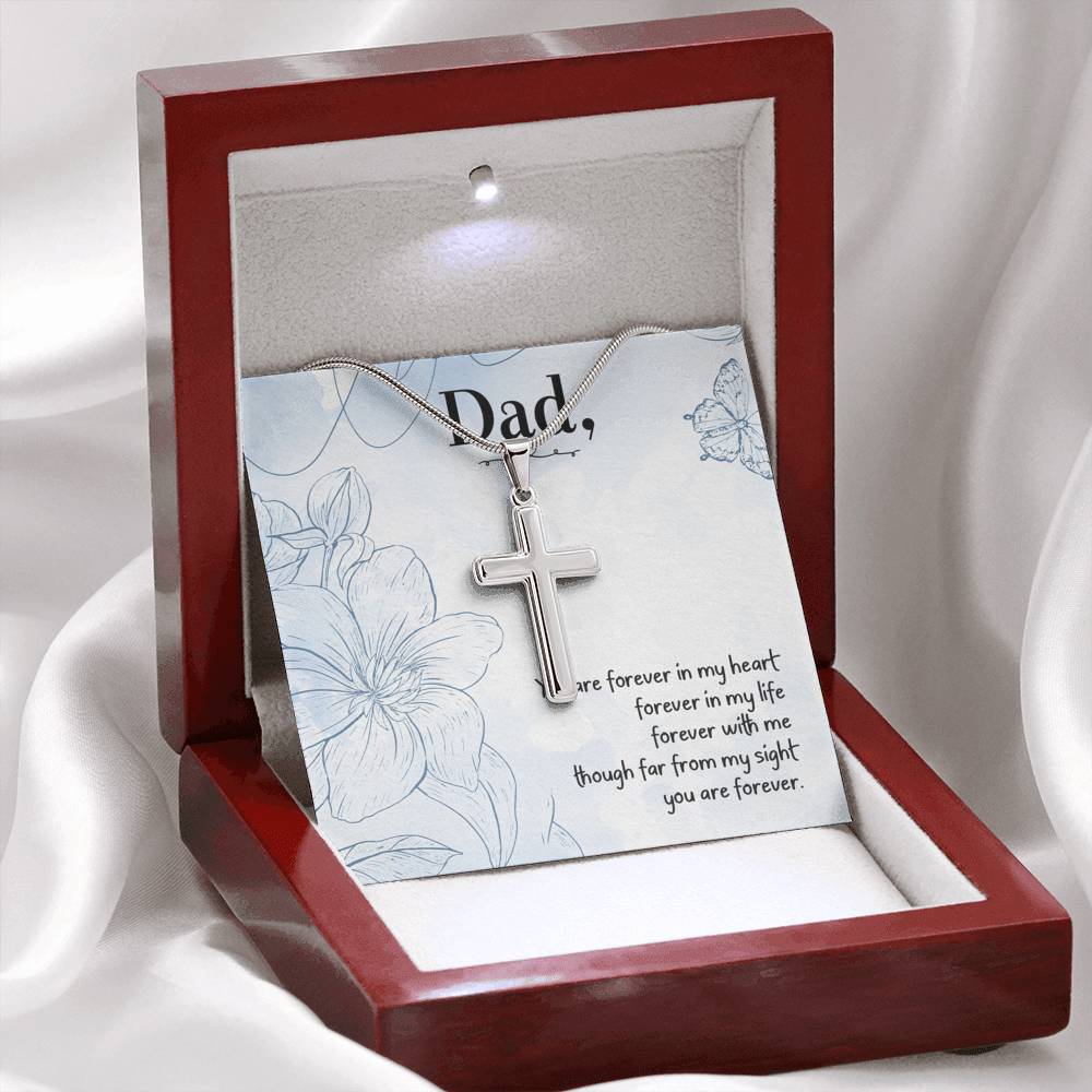 Christian Fathers Day Gifts | Christian Men Cross Necklace Gifts | Gifts for Dad