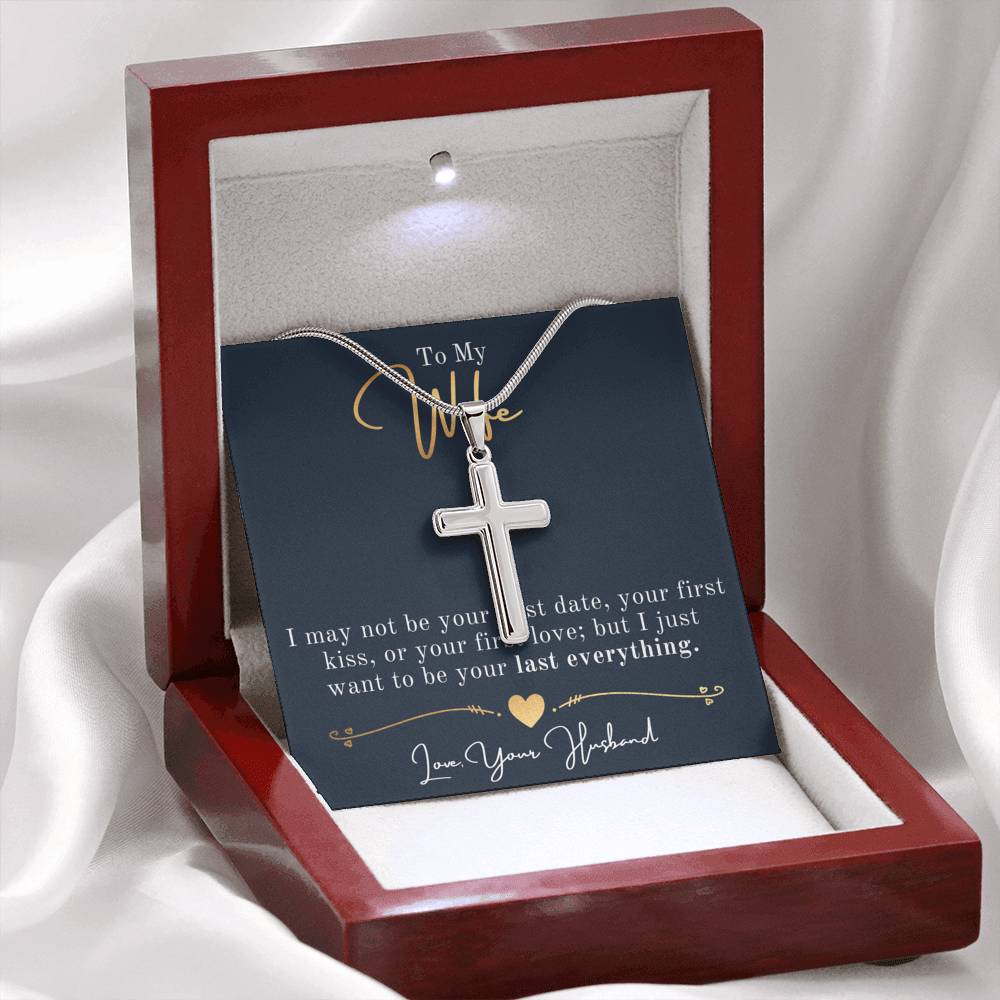 Faith cross Necklace, Faith, Wife Necklace