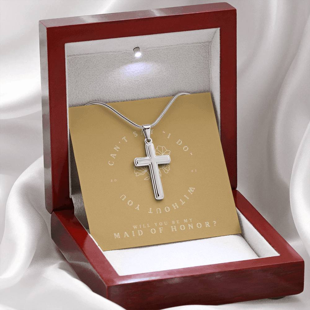 Personalized Gift To My Maid Of Honor From Bride Sister Friend Pendent Gift For Women On Wedding Bridal Shower Engagement Ceremony Gift