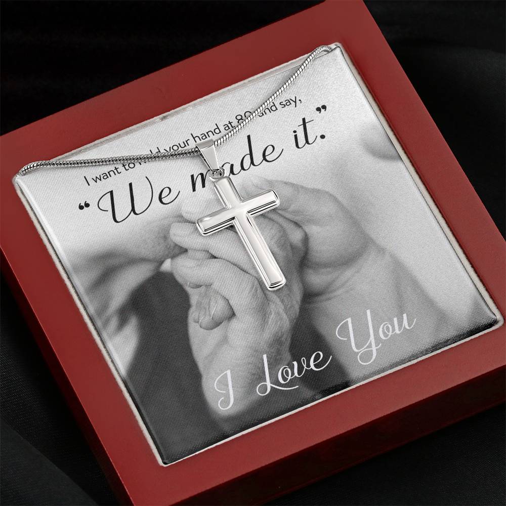 Necklace Gift To My Wife Fiancée Mom On Wedding Engagement Christmas Mother's Day Valentine's Day Gift With The Message Card