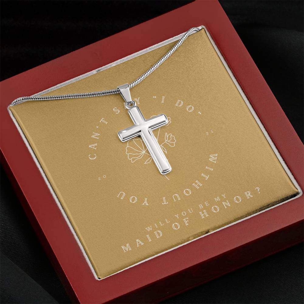 Personalized Gift To My Maid Of Honor From Bride Sister Friend Pendent Gift For Women On Wedding Bridal Shower Engagement Ceremony Gift