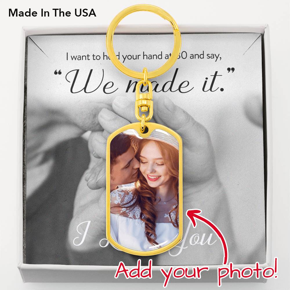 To My Mom Grandma Mother In Law Wife Girlfriend Customized Photo Key Ring On Mother's Day Valentine's Day Birthday Wedding Anniversary Gift