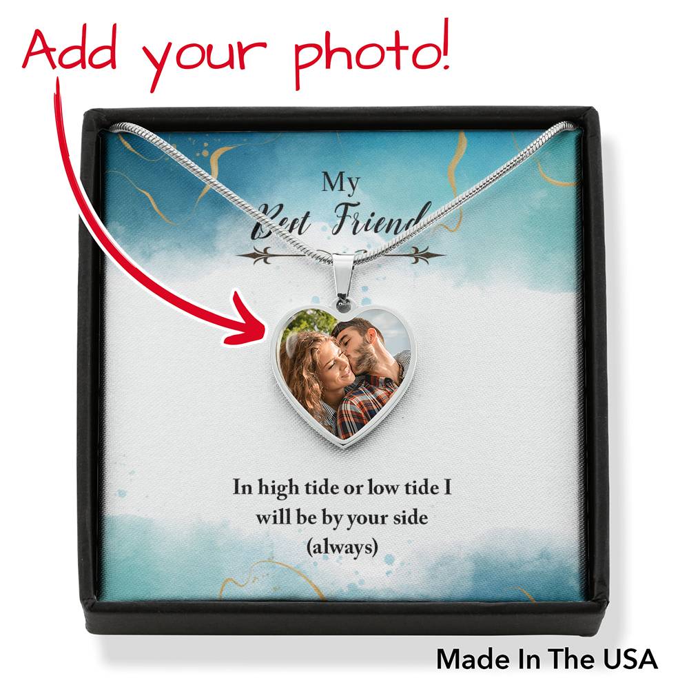 Personalized Necklace Gift To My Best Friend On Her Birthday Wedding Graduation Gift With The Message Card From Friend Sister Cousin