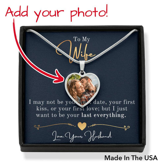 Personalized Necklace, Hearts Necklace, Valentine Day Gift for Her, Pendant Necklace Wife, Gift for Girlfriend, Personalized Message Card
