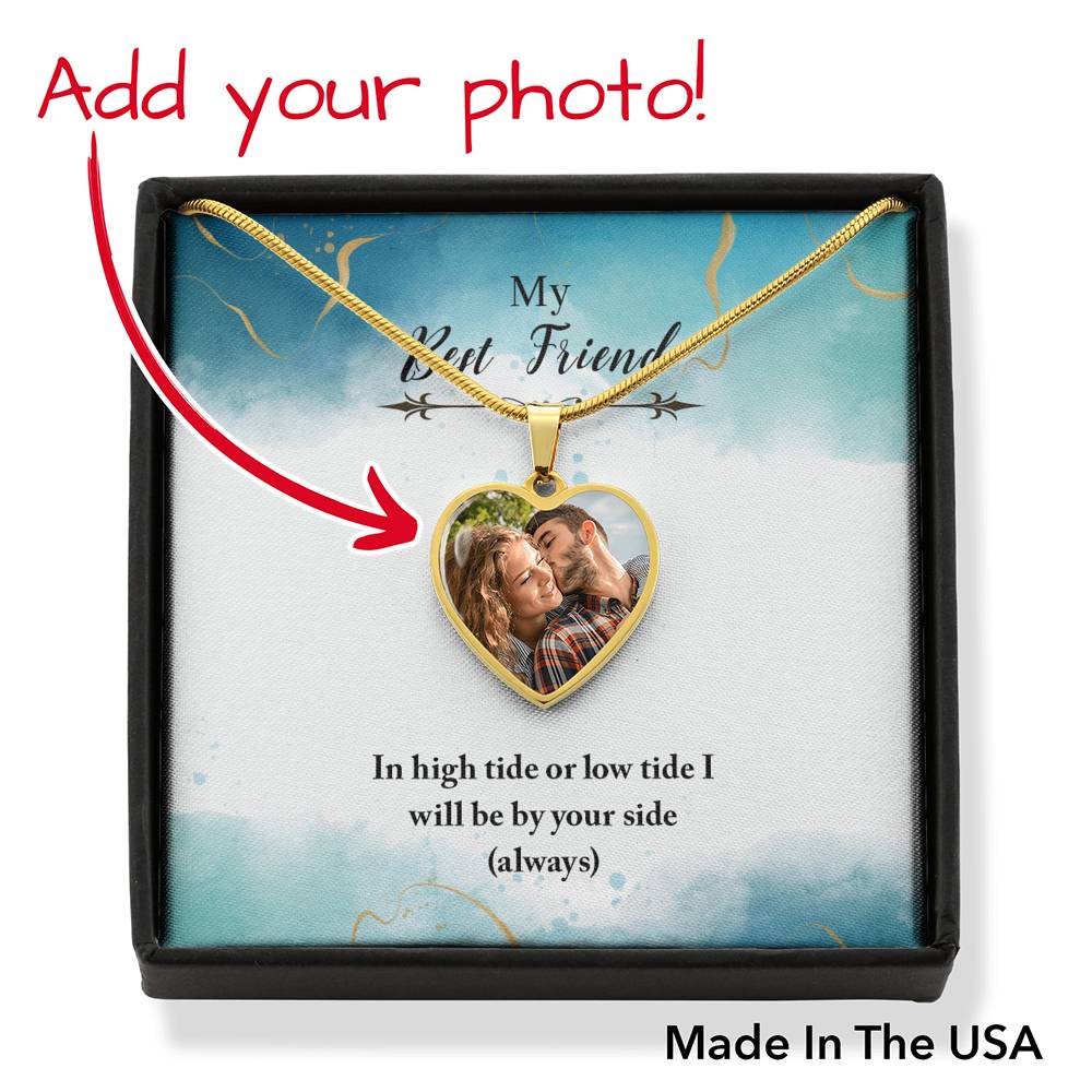 Personalized Necklace Gift To My Best Friend On Her Birthday Wedding Graduation Gift With The Message Card From Friend Sister Cousin