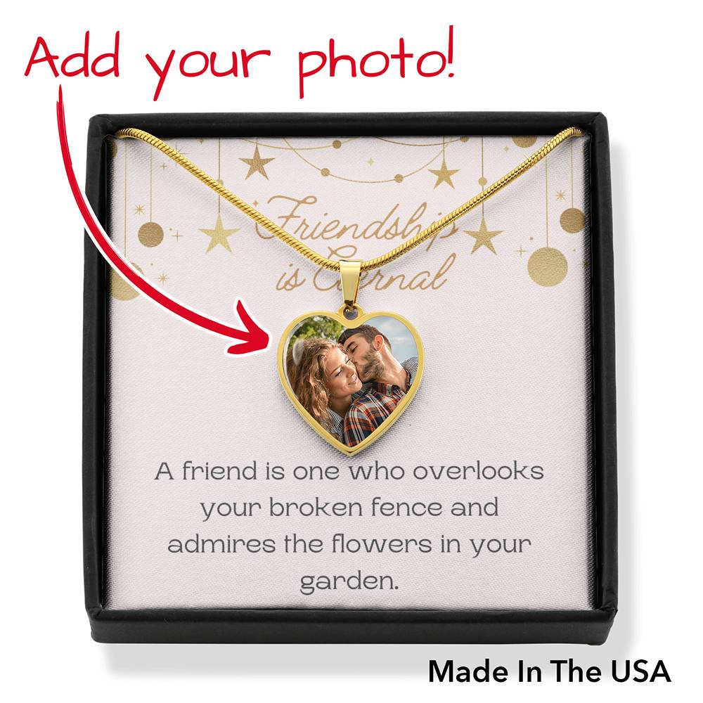 Personalized Necklace, Friendship Necklace, Hearts Necklace, Valentine Day Gift for Her, Pendant Necklace Wife, Gift for Girlfriend, Personalized Message Card