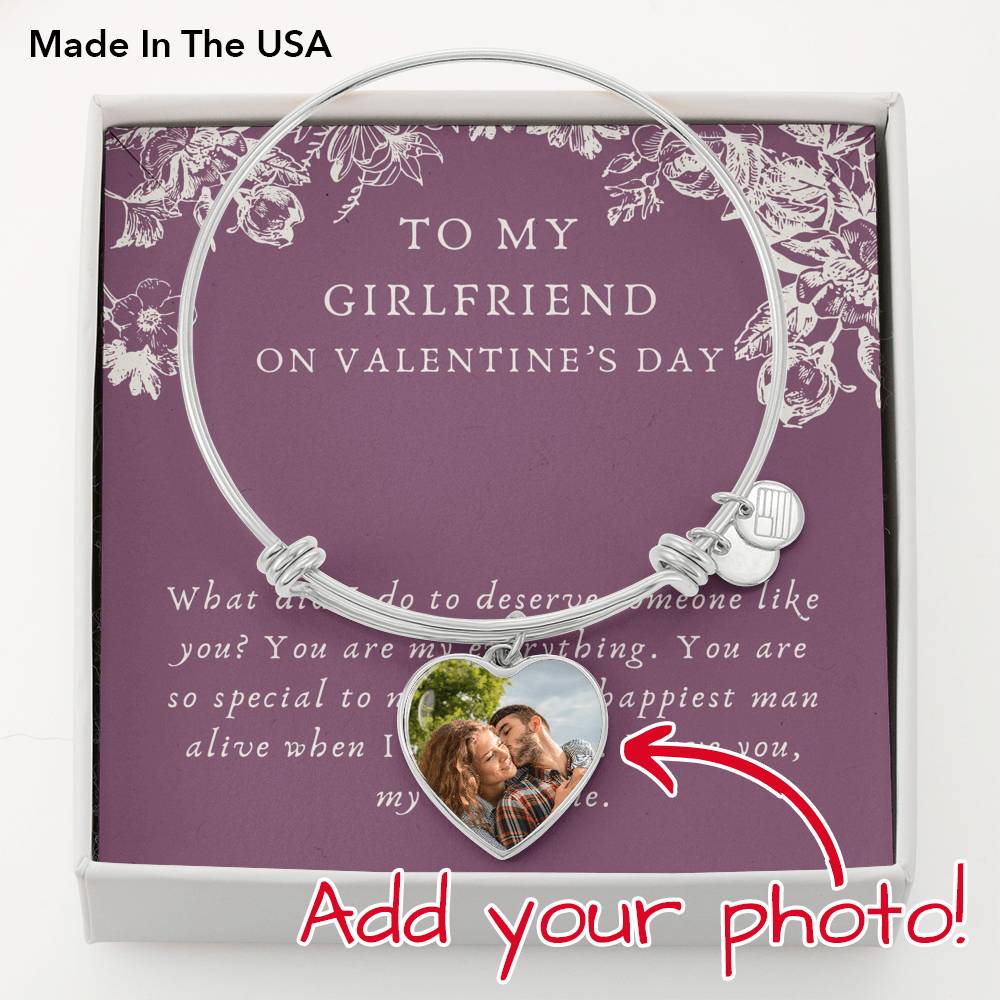 To My Girlfriend Necklace Gift On Valentine's Day Birthday Engagement Ceremony Customized Picture Pendent From Future Husband