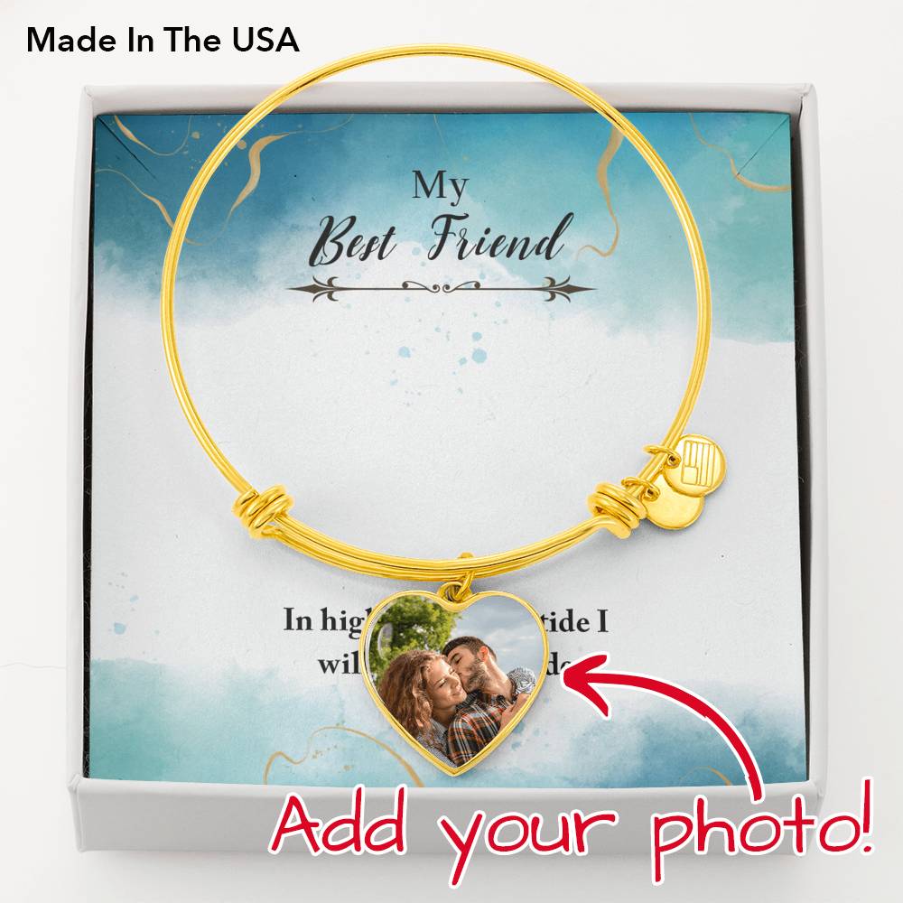 Necklace Gift To My Best Friend Customized Photo Pendent Gift On Birthday Wedding Graduation Gift From Friend Cousin Sister