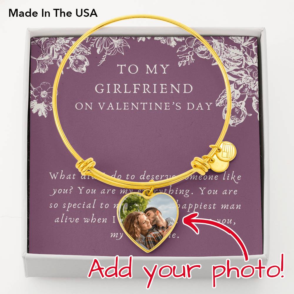 To My Girlfriend Necklace Gift On Valentine's Day Birthday Engagement Ceremony Customized Picture Pendent From Future Husband