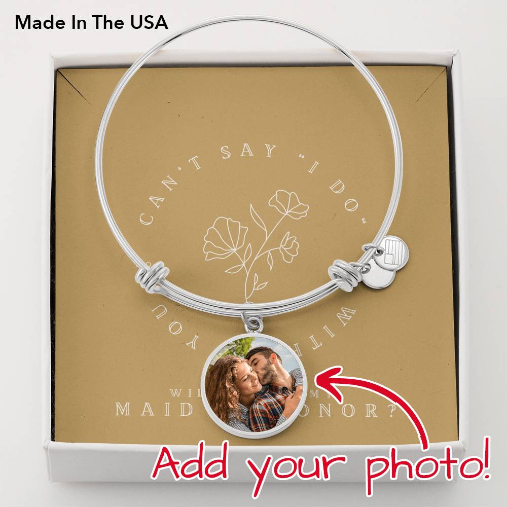 Personalized Necklace Gift For Women To Be My Maid Of Honor For Sister Friend Cousin  Customized Picture Pendent Gift