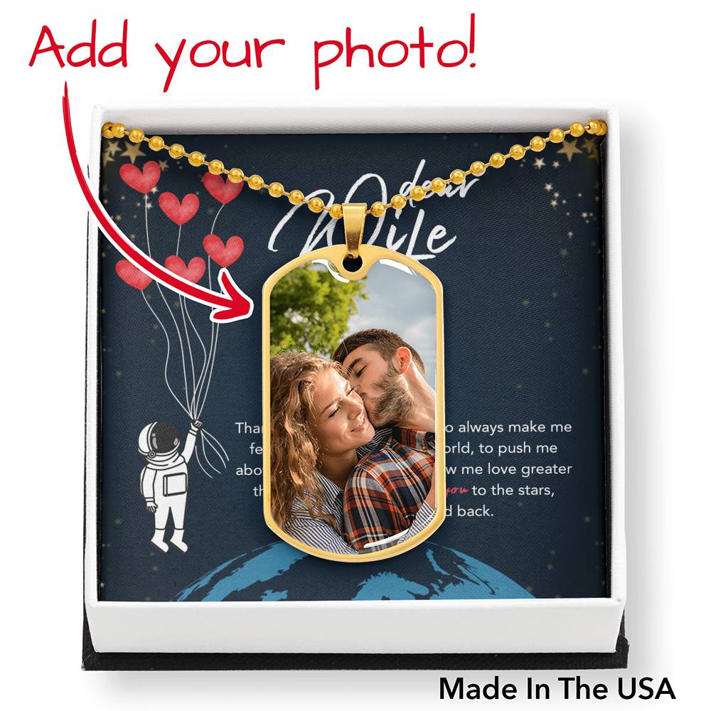 Dear Wife Love Pendant Necklace From Husband