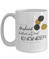 Proud Husband - mug, Coffee mug, funny engineer mug, Job gifts, gift for him, DISHWASHER SAFE, Letter Print mug, fun Message Mug, love goals