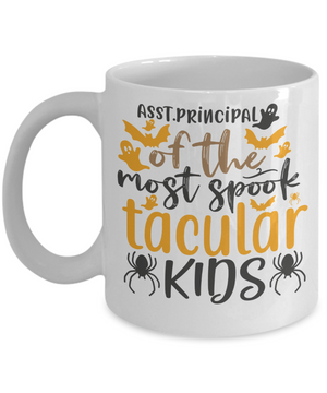 Asst Principal - mug, Coffee mug, funny mug,  motivation gifts, gift for her, gift for him, DISHWASHER SAFE, Letter Print mug, fun halloween