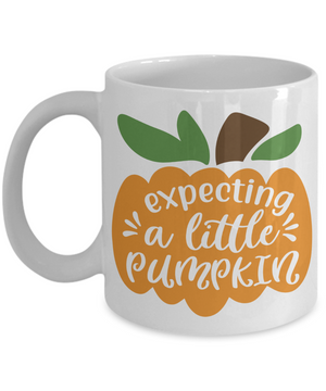 Expecting A Little - mug, Coffee mug, funny mug,  motivation gifts, gift for her, gift for him, DISHWASHER SAFE, Letter Print mug, halloween