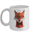 Zero fox given - mug. Coffee mug. Fox coffee mug.. Coffee mug with sayings. Fox. For Fox sake. Funny mug. DISHWASHER SAFE.
