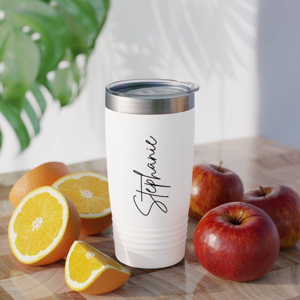 Custom Personalized Name Tumbler, 20oz, Stainless Steel, Gift for Bridesmaids