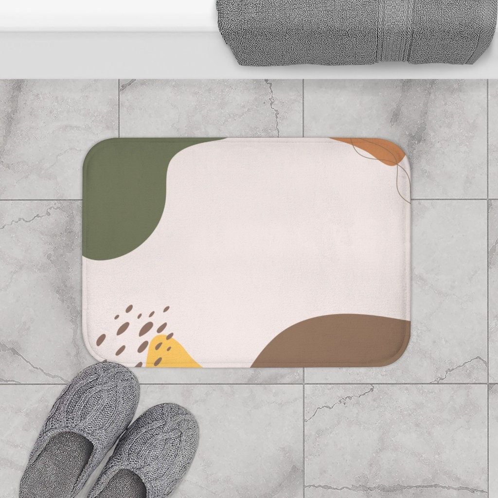 Boho Modern Soft Water Absorbent Floor Bath Mat
