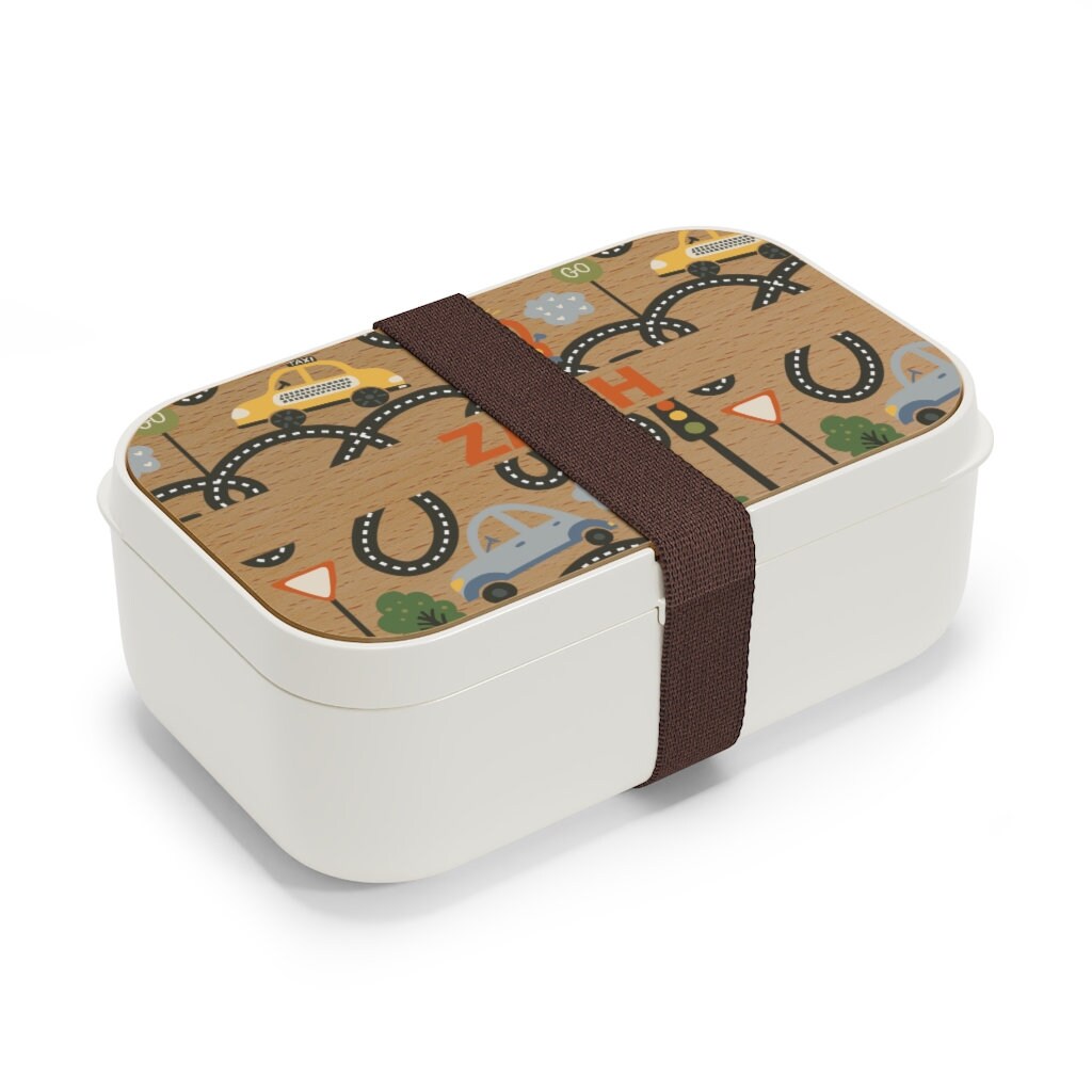 Personalized Cars Bento Box Toddler Boy Lunch Box